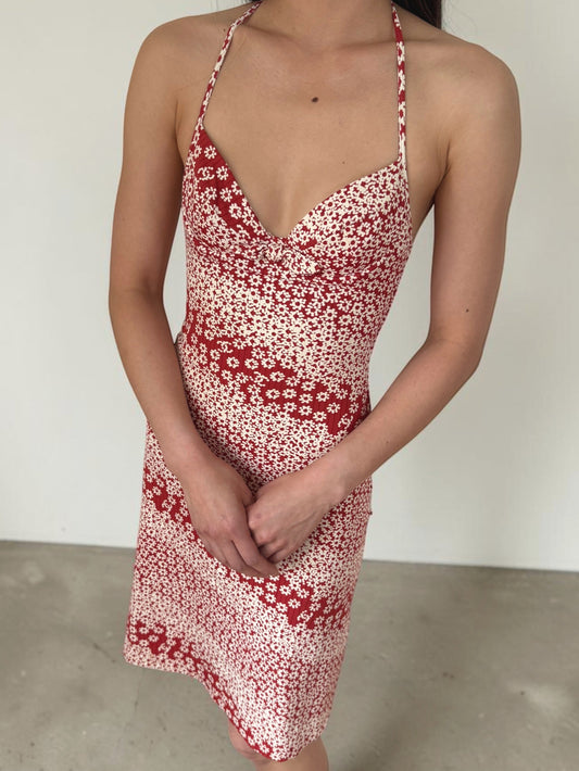 *rare* chanel spring summer 2003 halter bustier dress