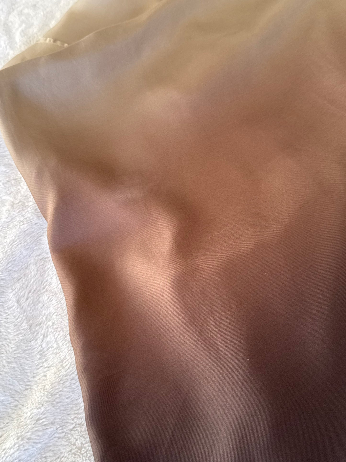 prada s/s 2004 dip dye silk dress