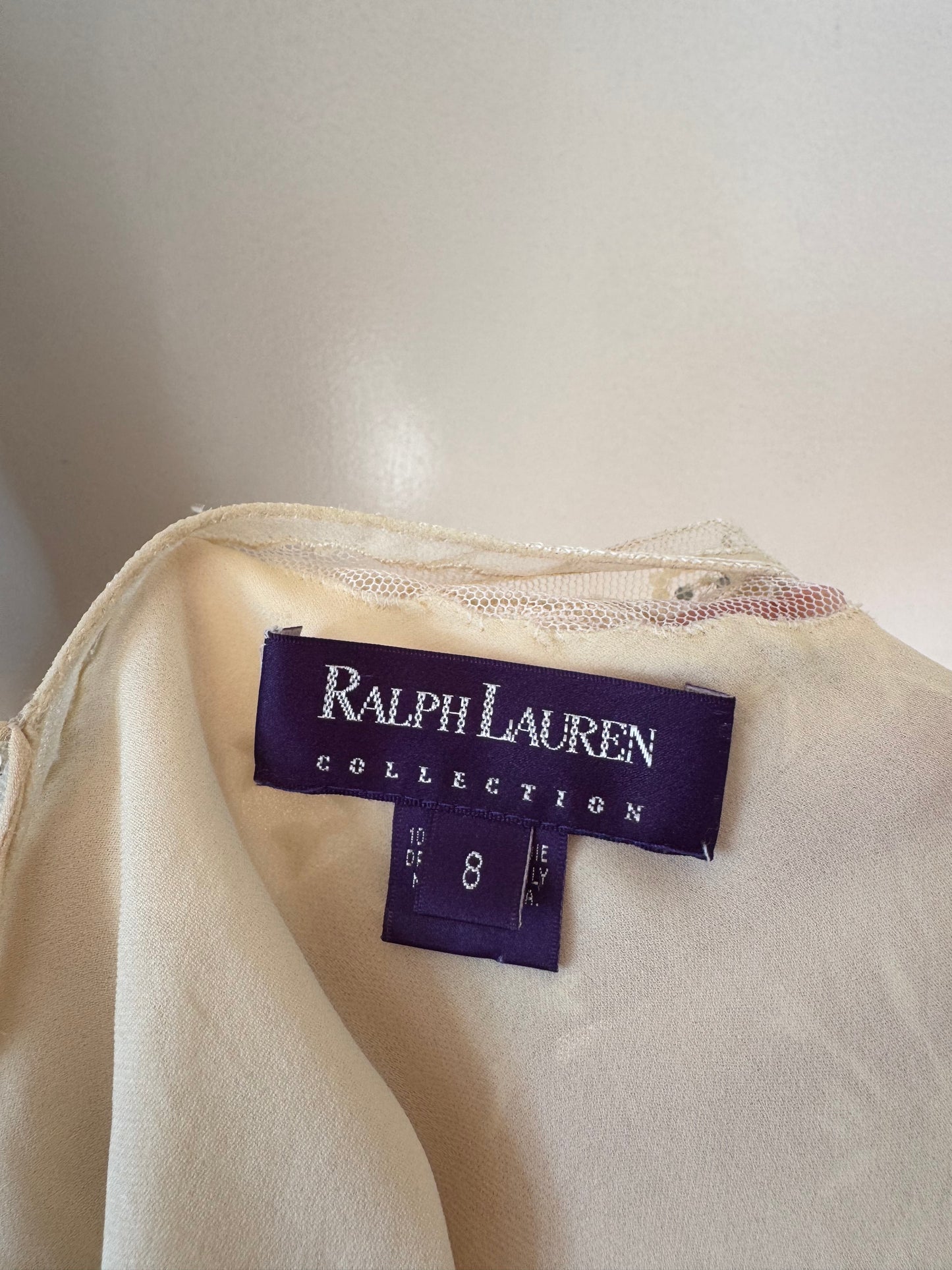 (rare) Ralph Lauren S/S 1998 runway silk lace top