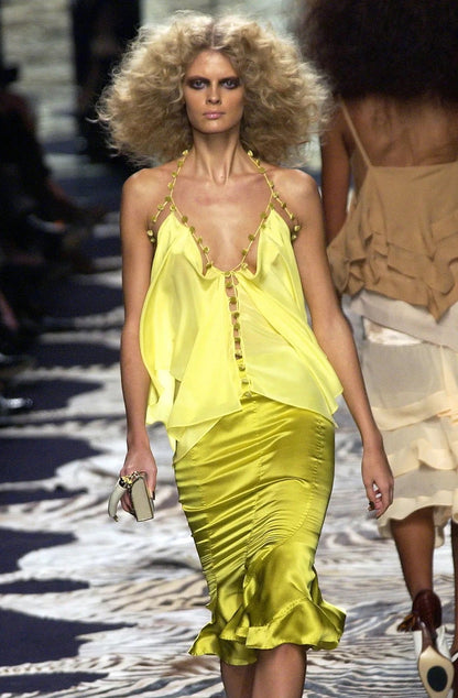 Yves Saint Laurent S/S 2004 by Tom Ford silk tank top
