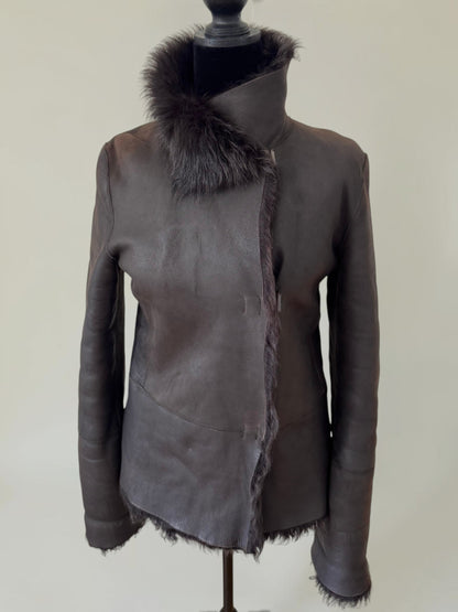 (rare) Gucci F/W 2002 by Tom Ford runway reversible shearling jacket