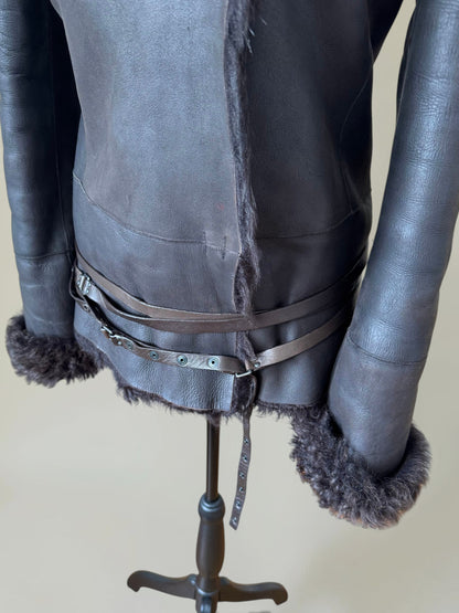(rare) Gucci F/W 2002 by Tom Ford runway reversible shearling jacket