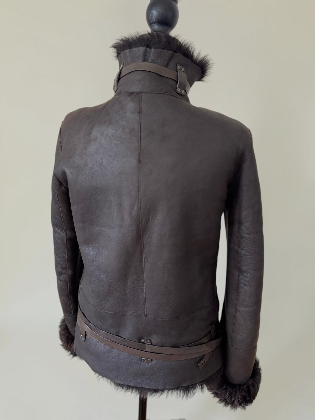 (rare) Gucci F/W 2002 by Tom Ford runway reversible shearling jacket