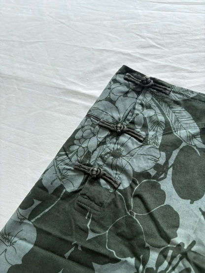 Miu Miu S/S 2003 cheongsam floral mini skirt