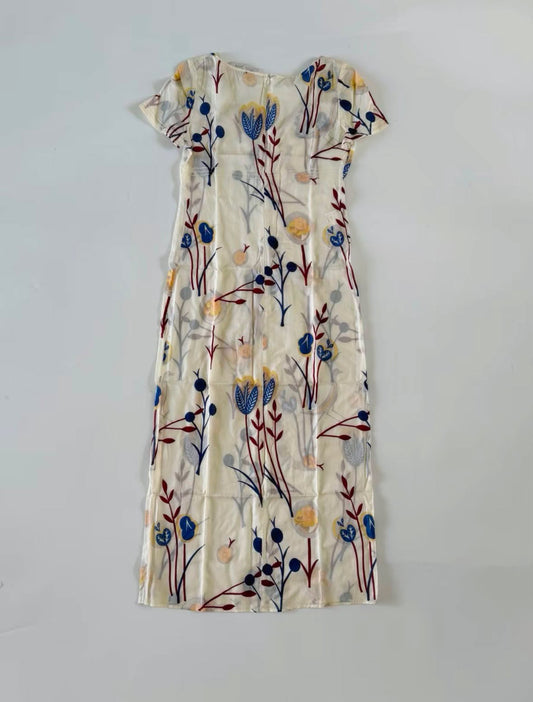 miu miu spring summer 1997 floral dress