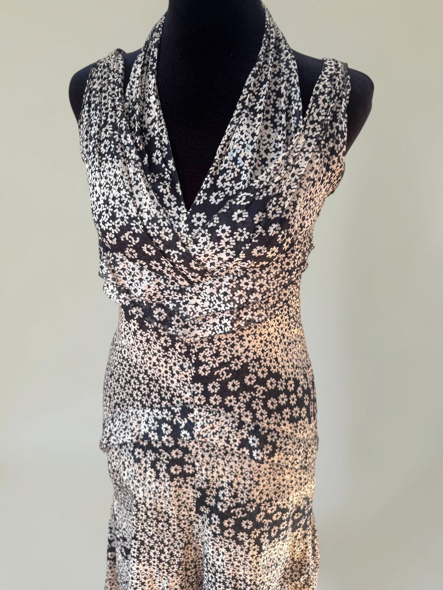 (RESERVED) (rare) Chanel S/S 2003 double halterneck dress