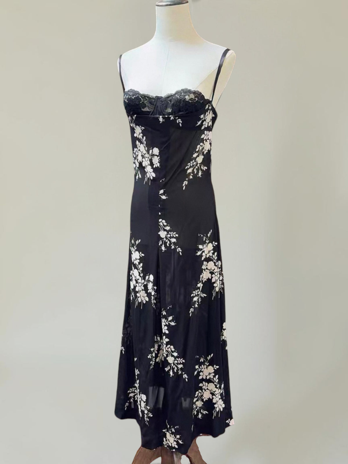 (presale) Dolce & Gabbana S/S 2002 floral bustier runway dress