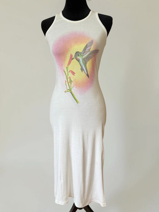 *RENTAL ONLY* (rare) (documented) Chloe S/S 1999 hummingbird dress