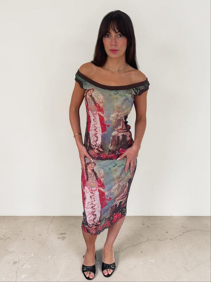 *rare* jean paul gaultier s/s 1998 fairy midi dress