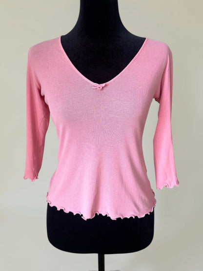 (RESERVED) Gucci S/S 2000 by Tom Ford pink bow top