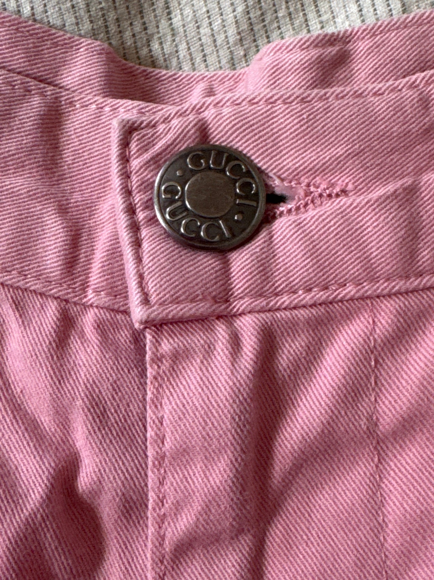 gucci s/s 2000 pink capris