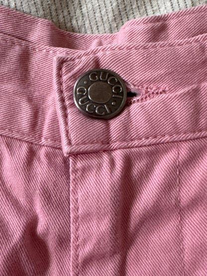 gucci s/s 2000 pink capris