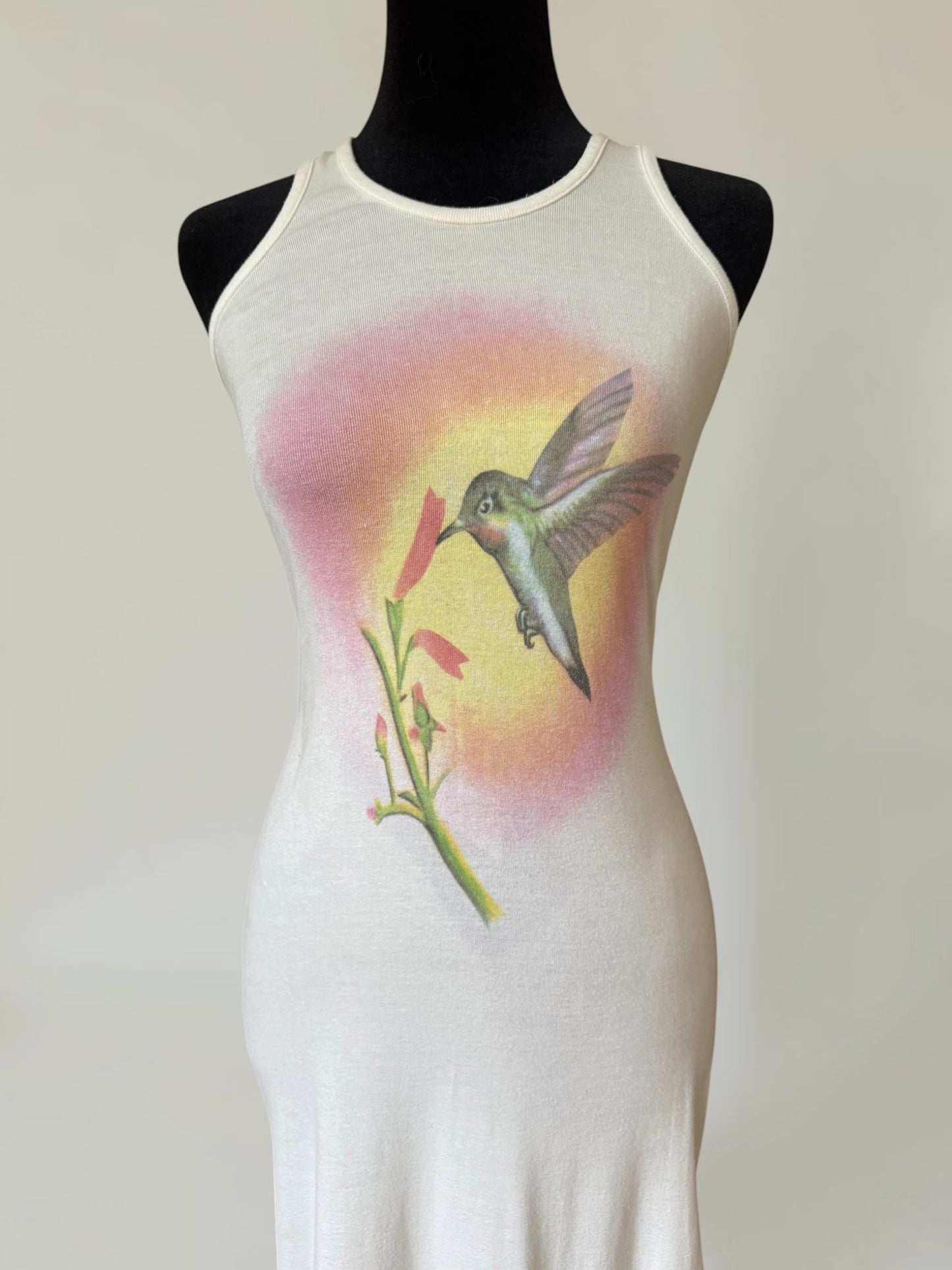 *RENTAL ONLY* (rare) (documented) Chloe S/S 1999 hummingbird dress