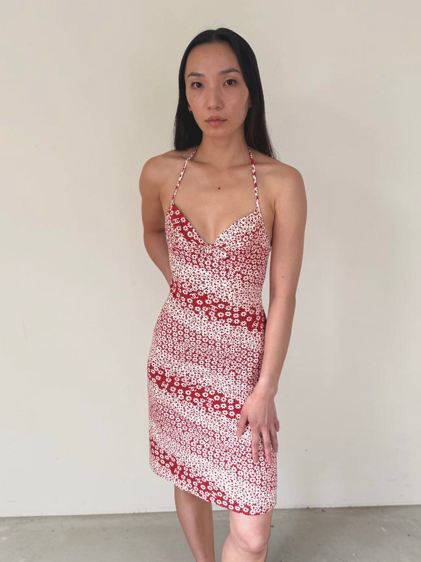 *rare* chanel spring summer 2003 halter bustier dress