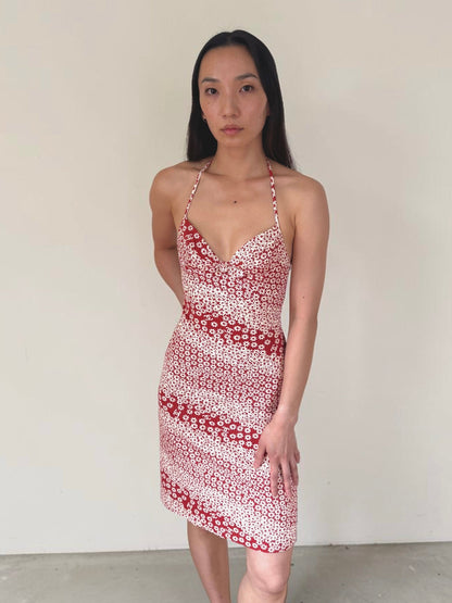 *rare* chanel spring summer 2003 halter bustier dress