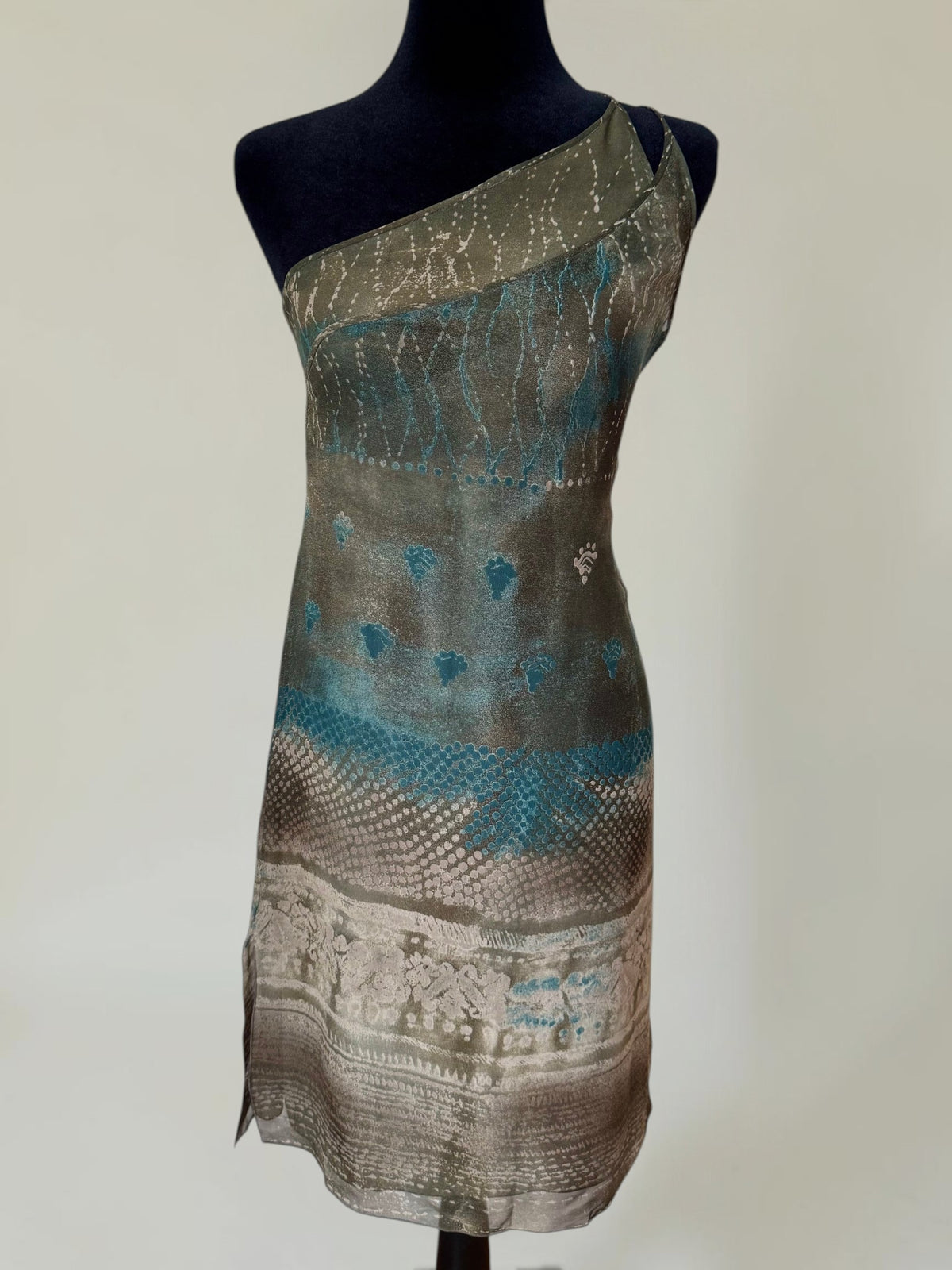 Emporio Armani S/S 1998 runway strappy silk dress
