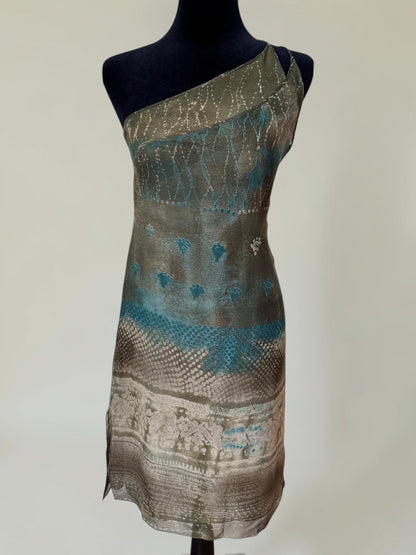 Emporio Armani S/S 1998 runway strappy silk dress