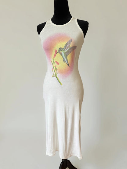 *RENTAL ONLY* (rare) (documented) Chloe S/S 1999 hummingbird dress