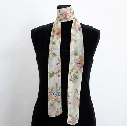dior spring summer 2006 silk skinny scarf