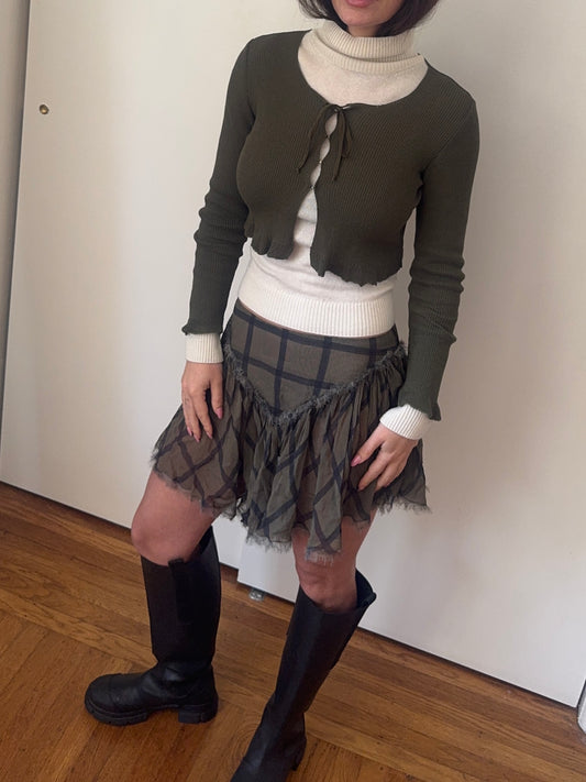 *rare* miu miu f/w 1998 bow tie top