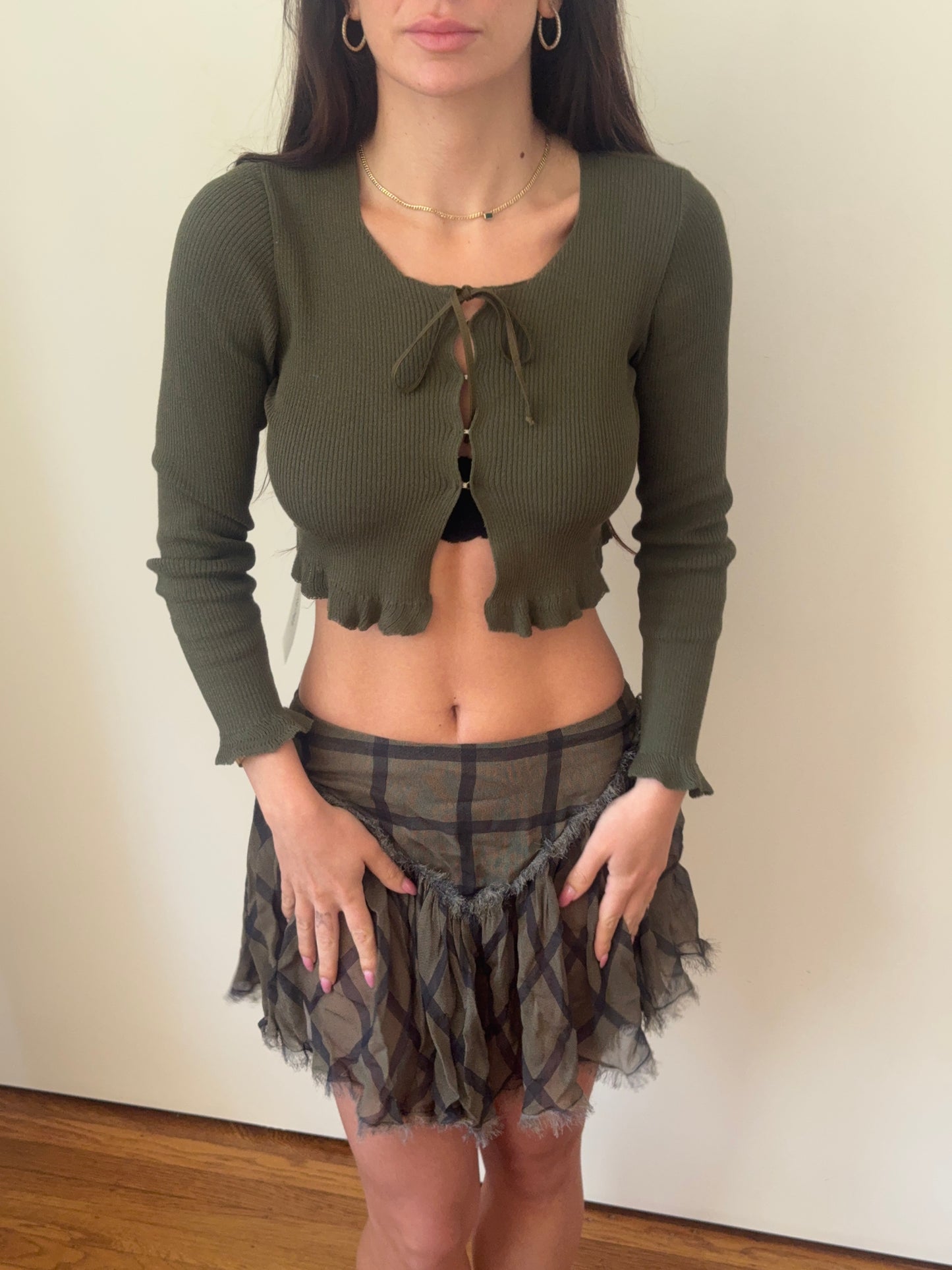 *rare* miu miu f/w 1998 bow tie top