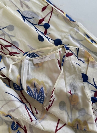 miu miu spring summer 1997 floral dress