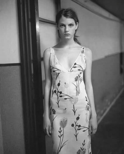 miu miu spring summer 1997 floral dress