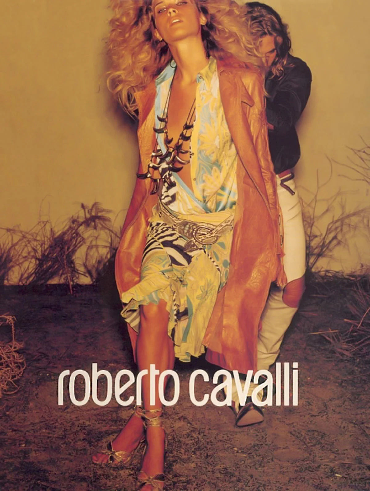 roberto cavalli spring summer 2003 floral corset top