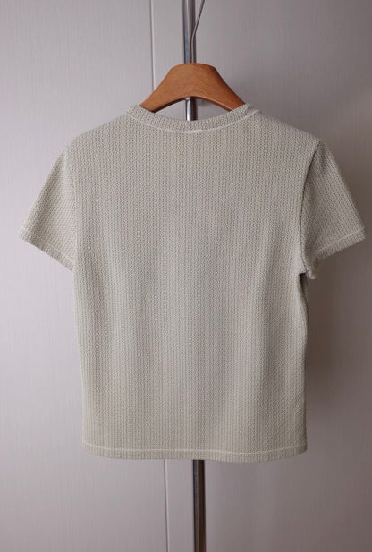 miu miu spring summer 1999 knit bow t-shirt