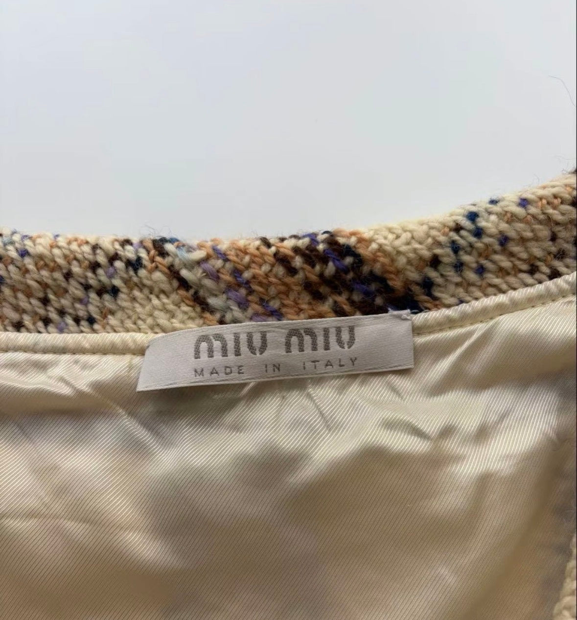 miu miu fall winter 2000 plaid wool dress