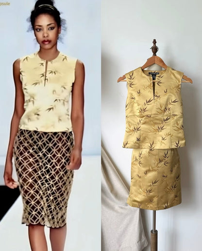 *rare* vivienne tam spring summer 1997 two piece ensemble
