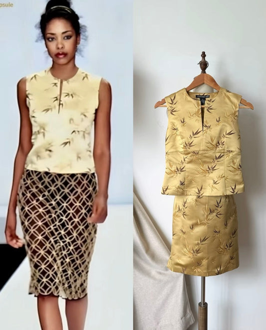 *rare* vivienne tam spring summer 1997 two piece ensemble