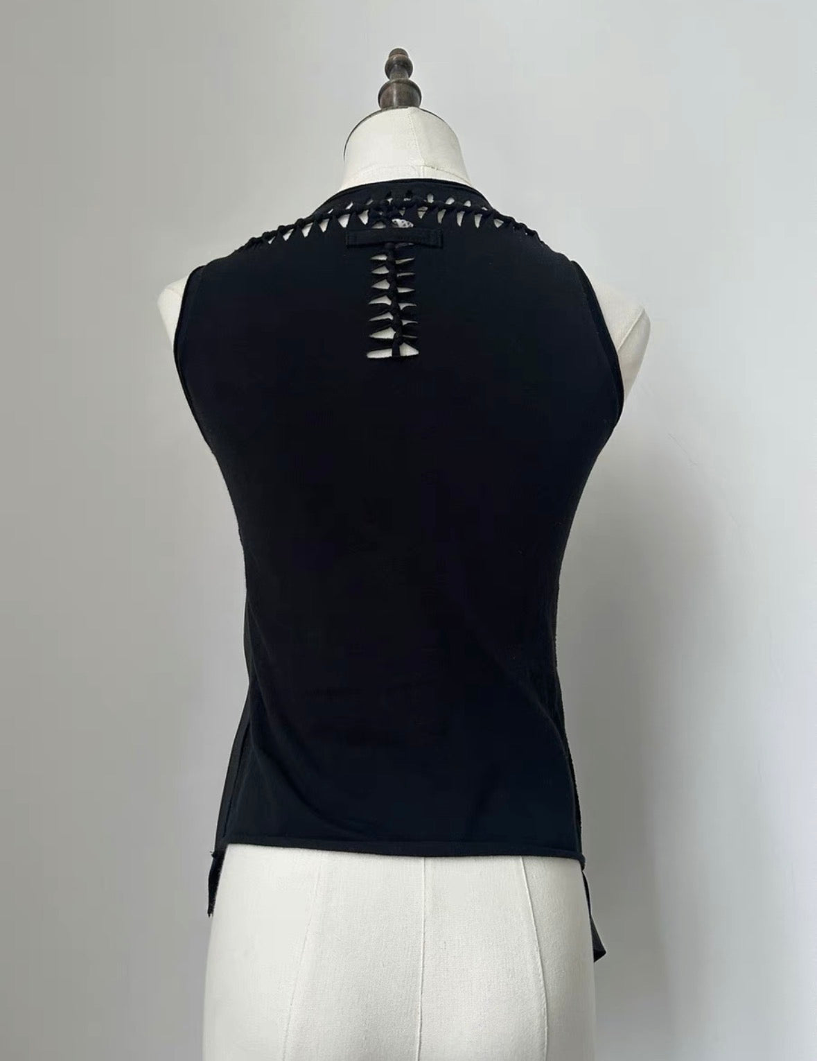 jean paul gaultier spring summer 2001 destroyed leather top