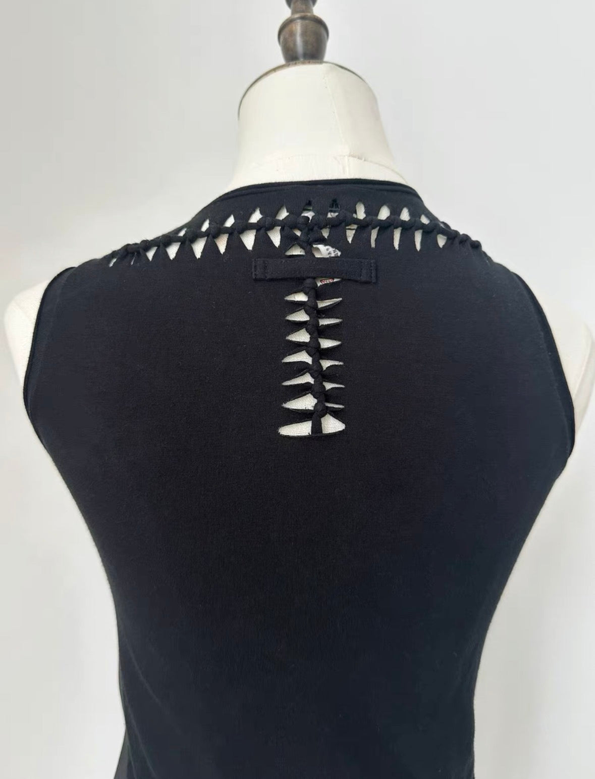 jean paul gaultier spring summer 2001 destroyed leather top