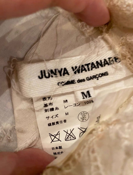 junya watanabe spring summer 2005 embroidered patchwork twist top