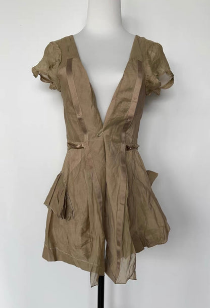 marithé + françois girbaud spring summer 2006 layered tie top