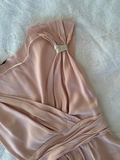 prada s/s 2006 silk pleated midi dress