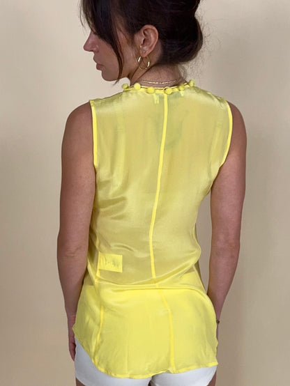 Yves Saint Laurent S/S 2004 by Tom Ford silk tank top