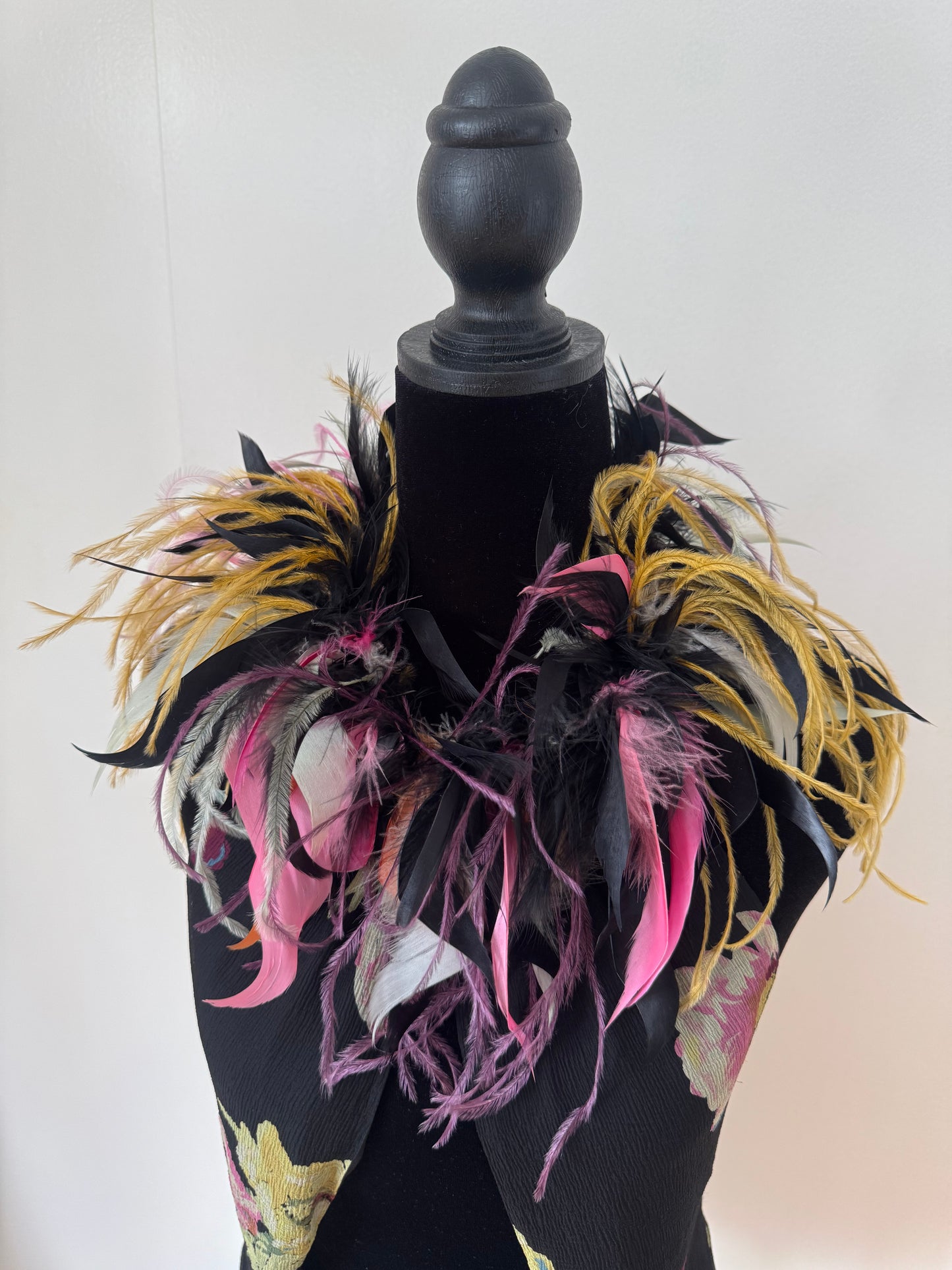(RESERVED) (rare) Ralph Lauren S/S 2000 runway feather halter top