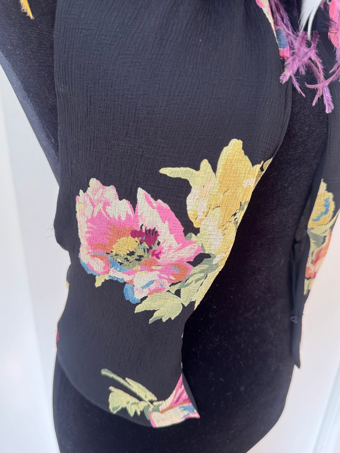 (RESERVED) (rare) Ralph Lauren S/S 2000 runway feather halter top
