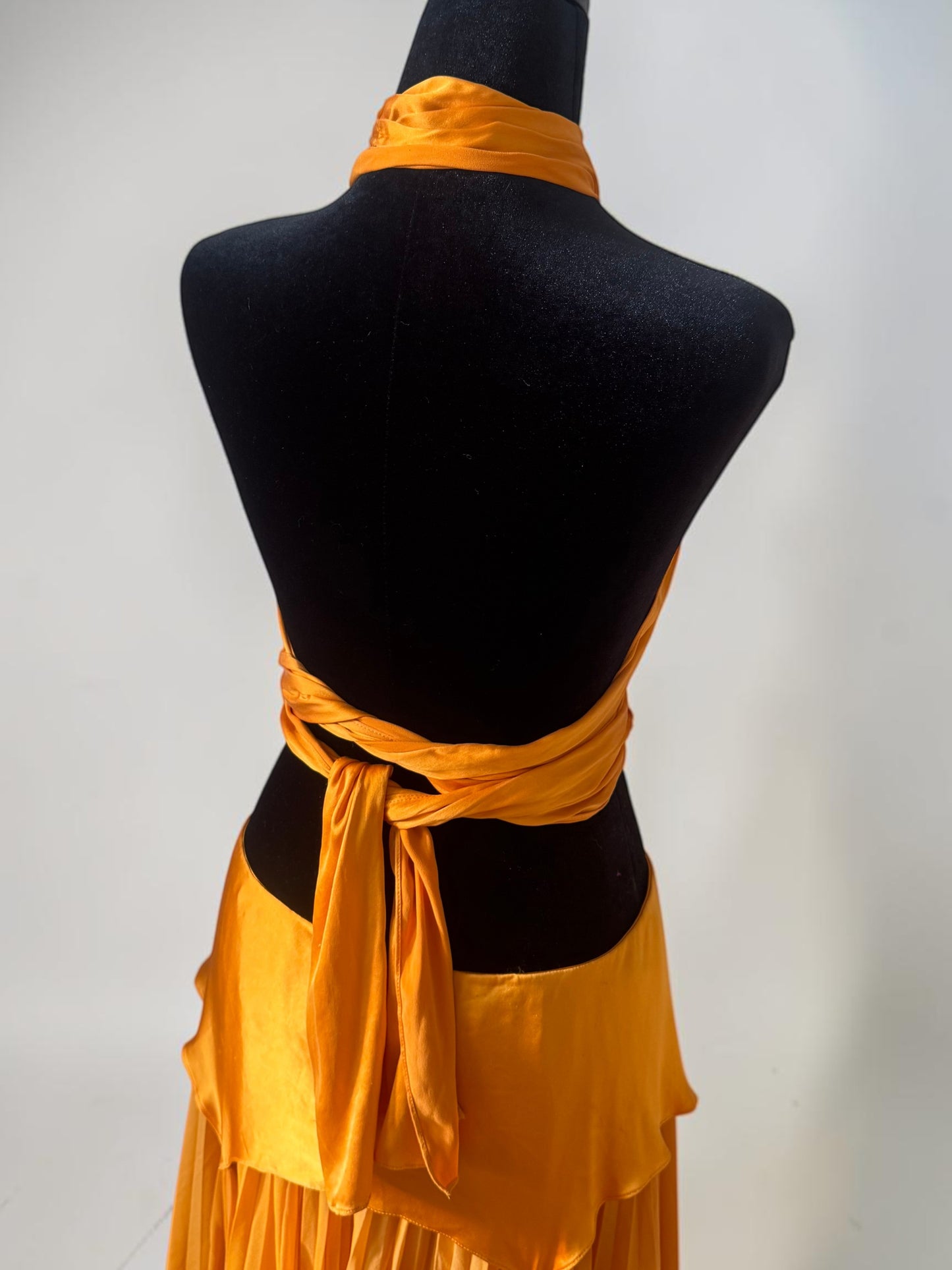 (rare) (NWT) Yves Saint Laurent S/S 2004 by Tom Ford runway silk skirt and scarf top
