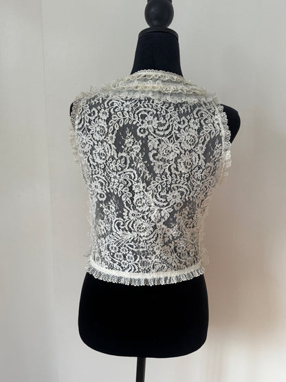 (rare) Valentino F/W 2005 runway lace top