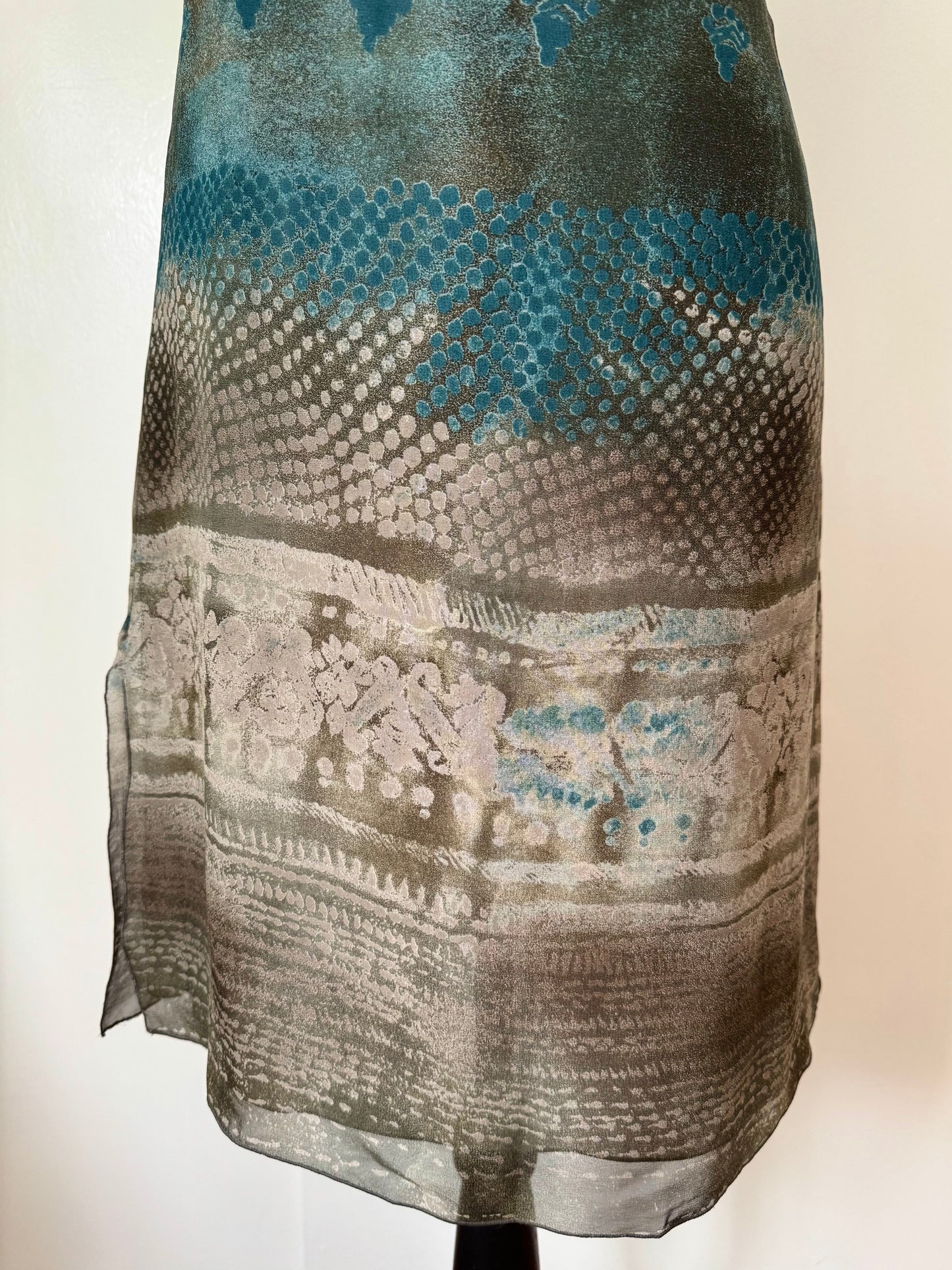 Emporio Armani S/S 1998 runway strappy silk dress