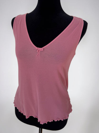 gucci spring summer 2000 pink bow tank