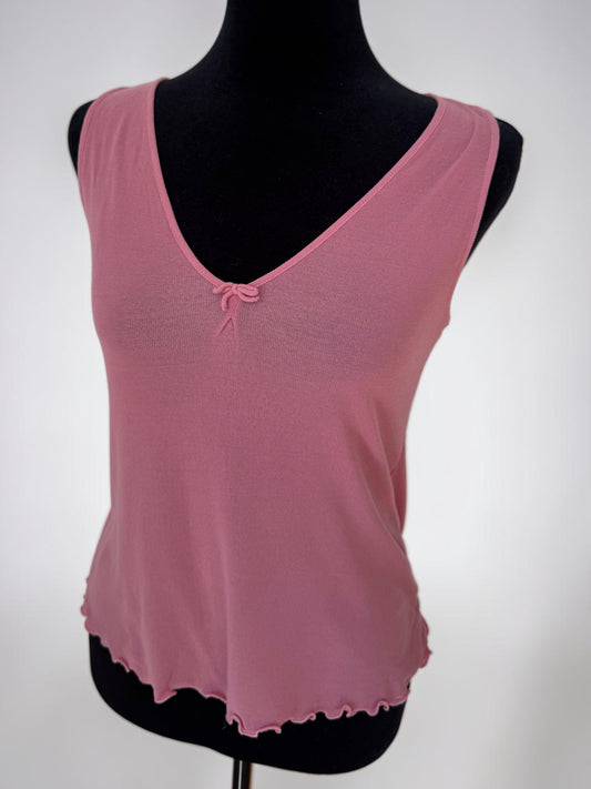 gucci spring summer 2000 pink bow tank