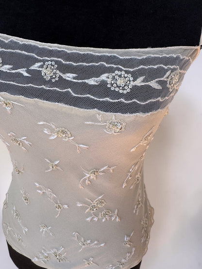 *rare* ralph lauren spring summer 1998 silk lace top