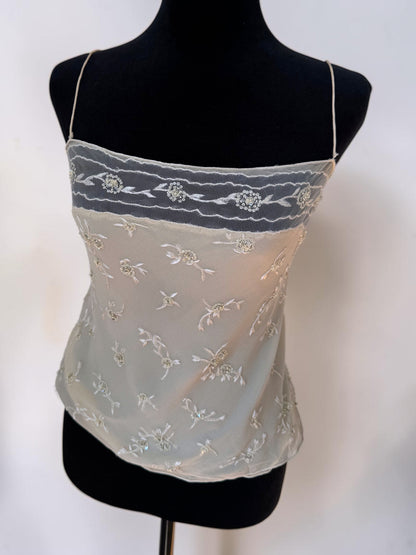 *rare* ralph lauren spring summer 1998 silk lace top