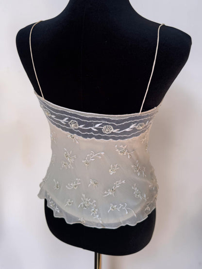 *rare* ralph lauren spring summer 1998 silk lace top