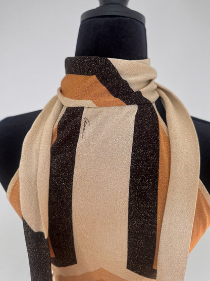 *rare* gucci fall winter 2002 kaleidoscope scarf halter top
