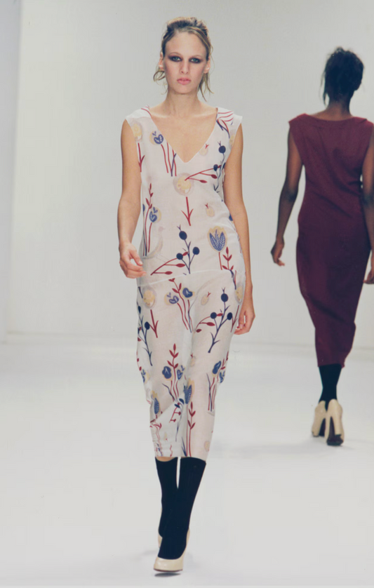 miu miu spring summer 1997 floral dress